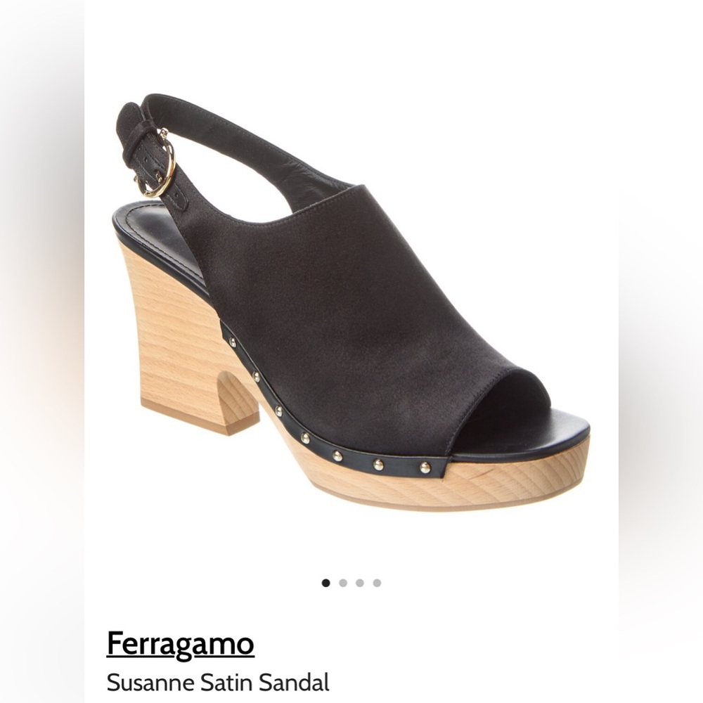 Ferragamo Susanne Satin Sandal